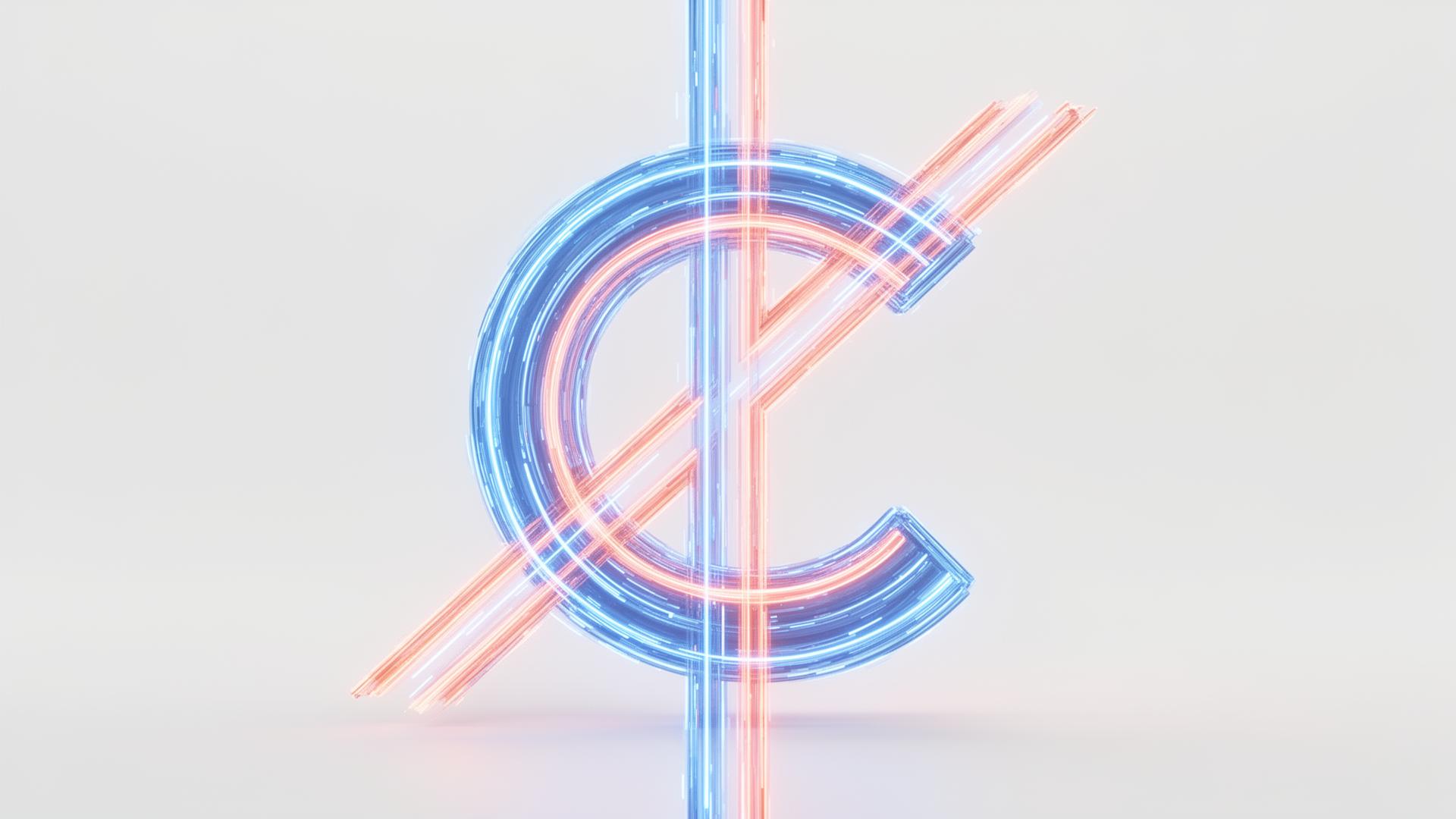 Glowing crossroads forming the Counterjunction mark